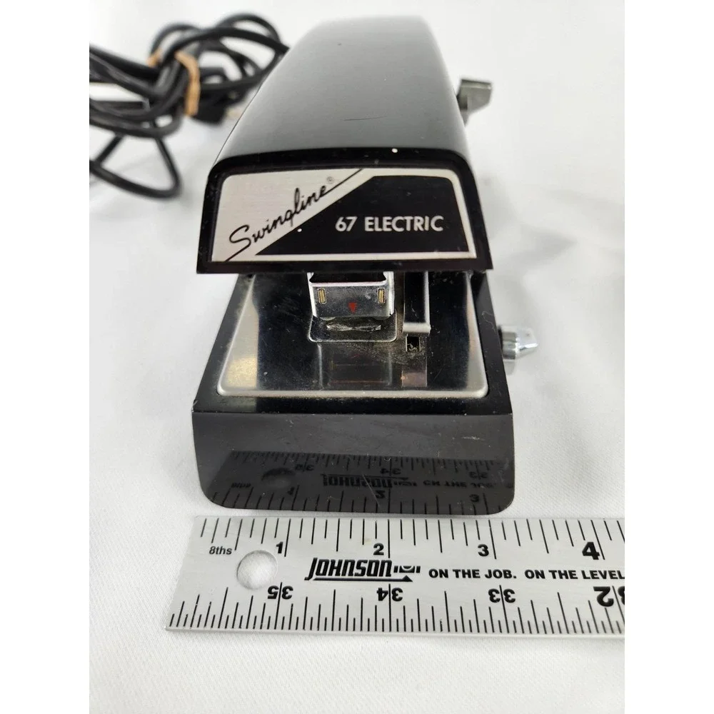 Vtg Swingline Commercial Electric Stapler Model 67 Heavy Duty 20‎ Sheet Capacity